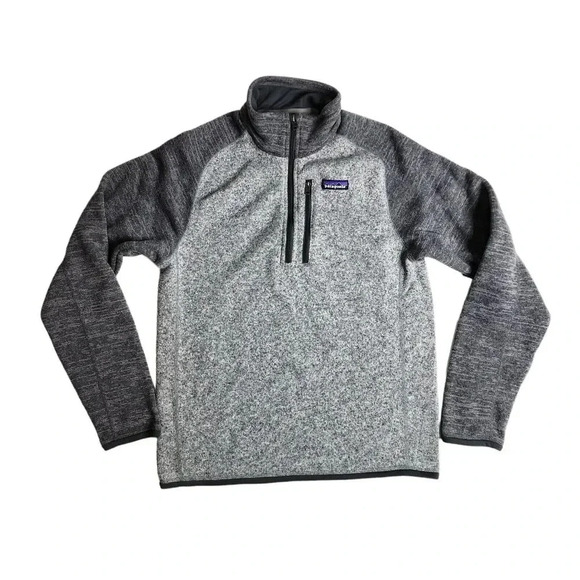 Patagonia Better Sweater 1/4-Zip Knit Fleece Size Small Nickel Forge Gray 25523 - Picture 1 of 4